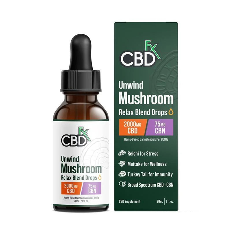 画像をギャラリービューアに読み込む, マッシュルーム CBDオイル(CBD2000mg+CBG75mg)エネルギーブレンド - 30mL